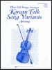 Korean Folk Song Variants